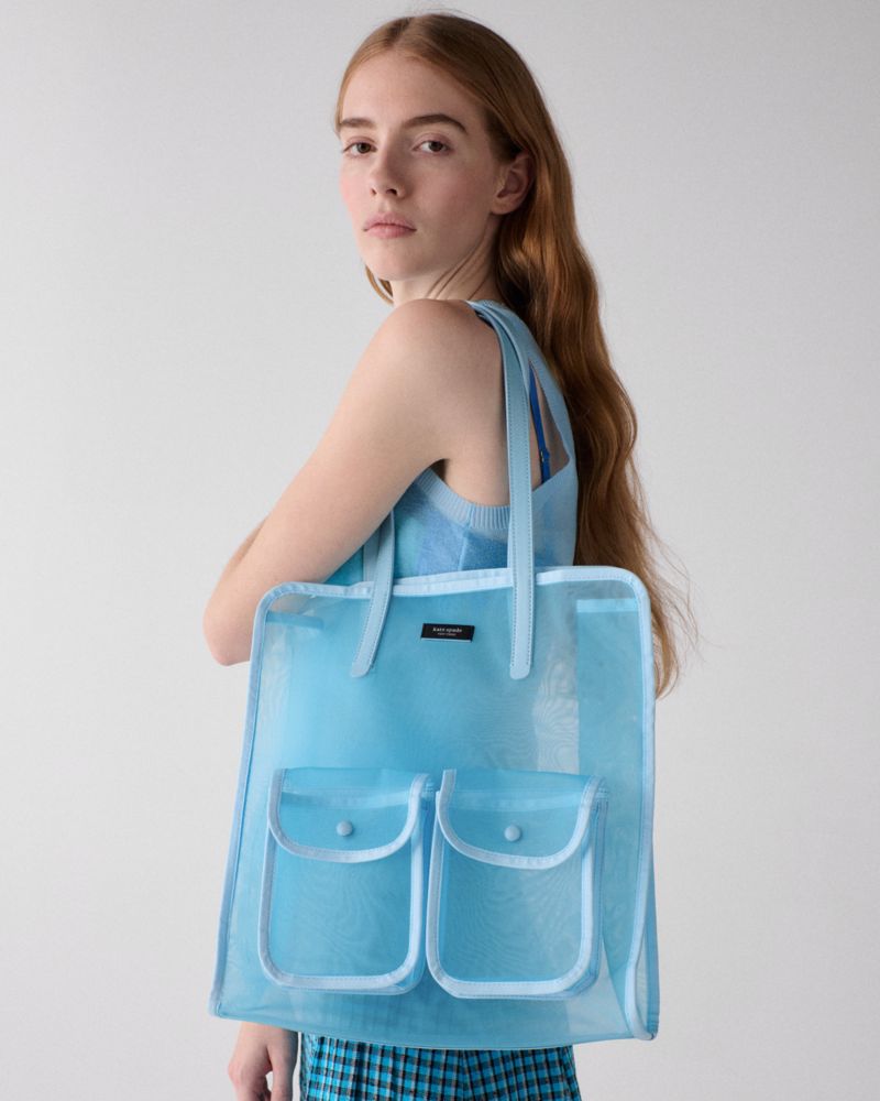 Kate Spade,Breezy Mesh Tote Bag,