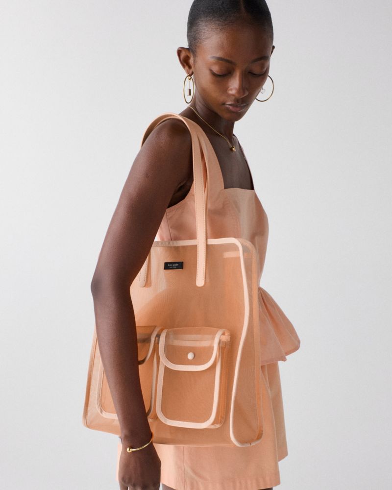 Kate Spade,Breezy Mesh Tote Bag,