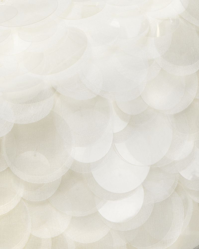 Kate Spade,The Sequin Bangle Bag,Satin,Hobo,Circle,Knot,Metal,Embellished,Sequin,Lined,Gold Metal,Day Party,White