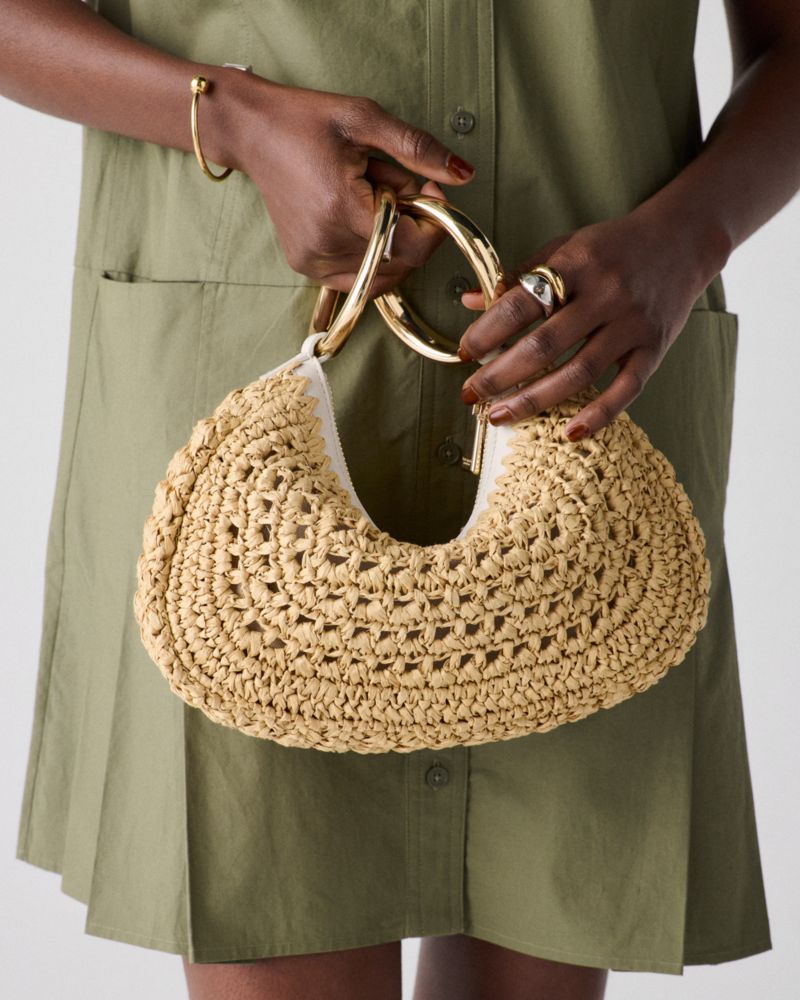 Kate Spade,The Straw Bangle Bag,
