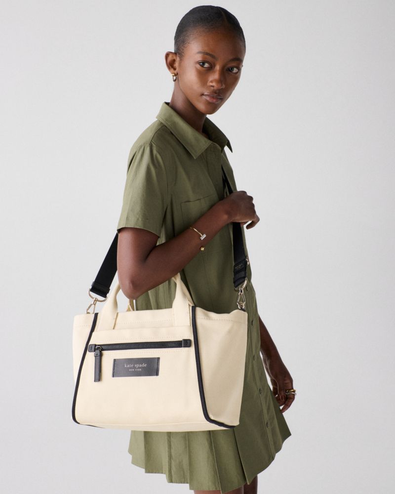 Kate Spade,ダッシュ キャンバス トート,トート,ナチュラル