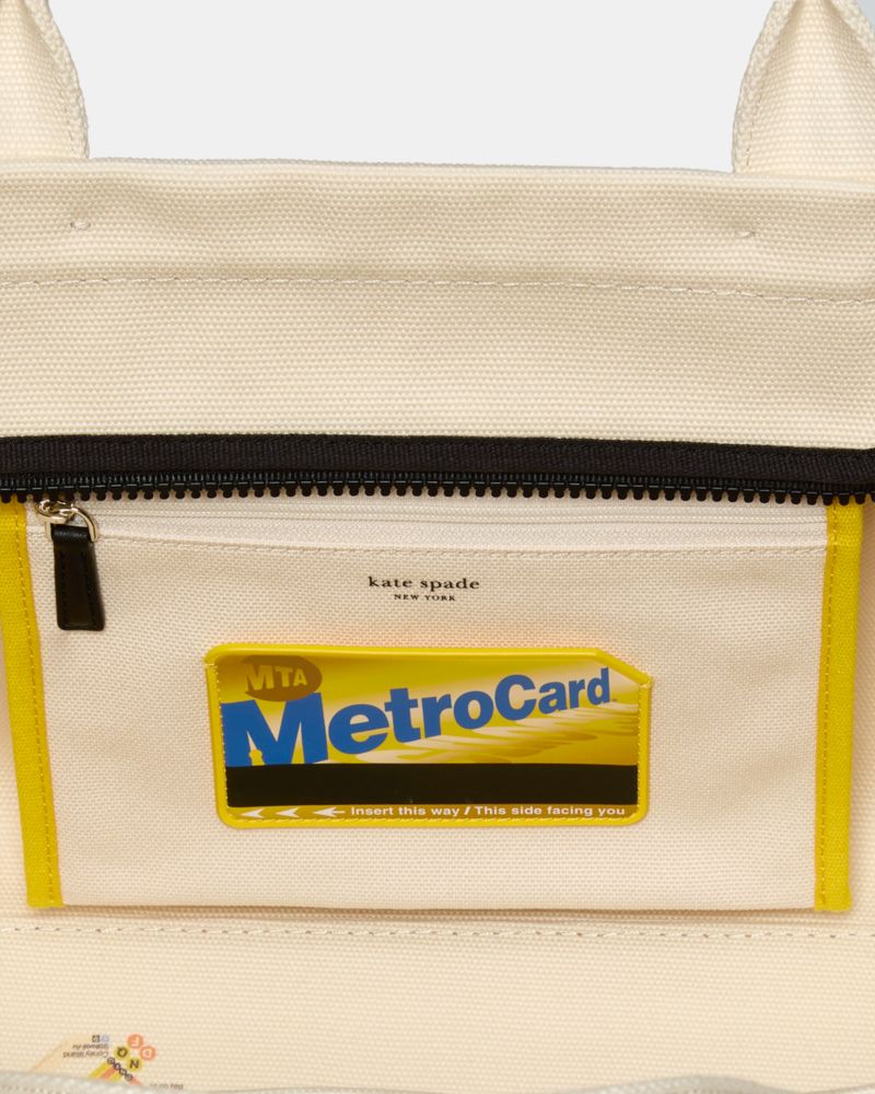 Kate Spade,Dash Taxi Canvas Tote Bag,