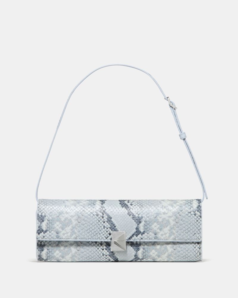 Kate Spade,Deco Snake Embossed Soft Mini Shoulder Bag,