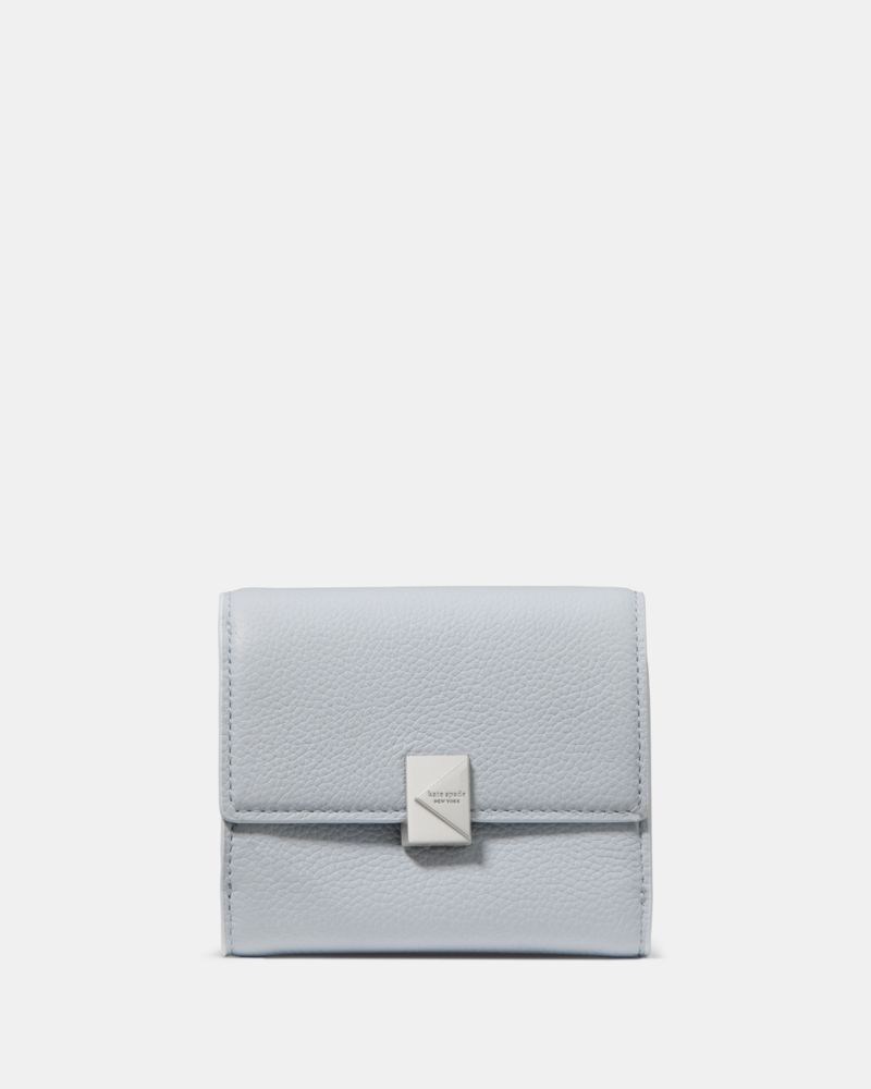 Kate Spade,デコ スモール フラップ ウォレット,二つ折り・ミニ財布,ペールサファリン