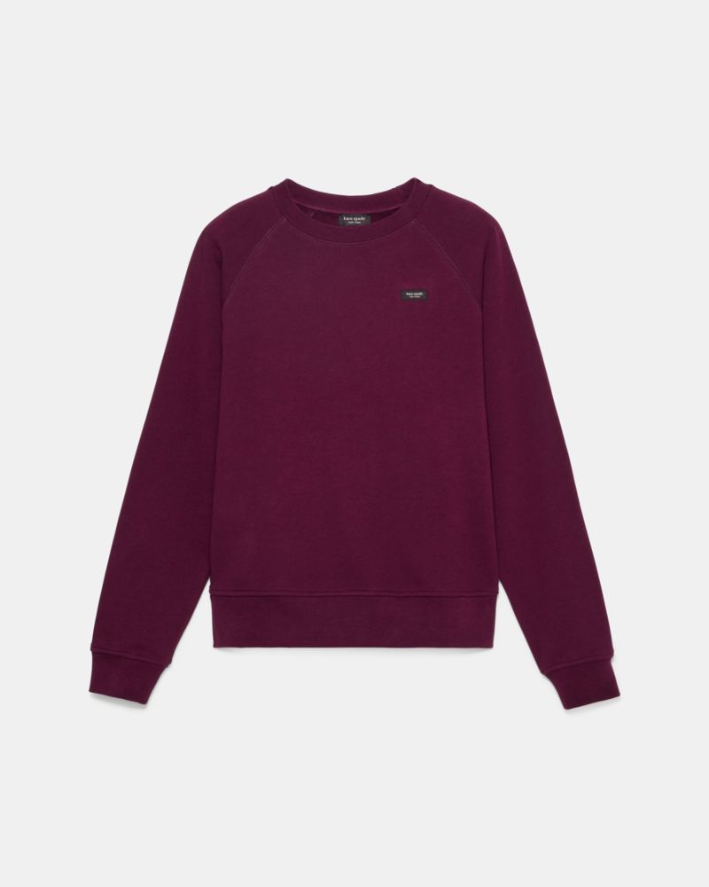 Kate Spade,Essential Logo Sweatshirt,Cotton,Sweatshirt,Logo,Machine Washable,Casual, Fall, Weekend Getaway,