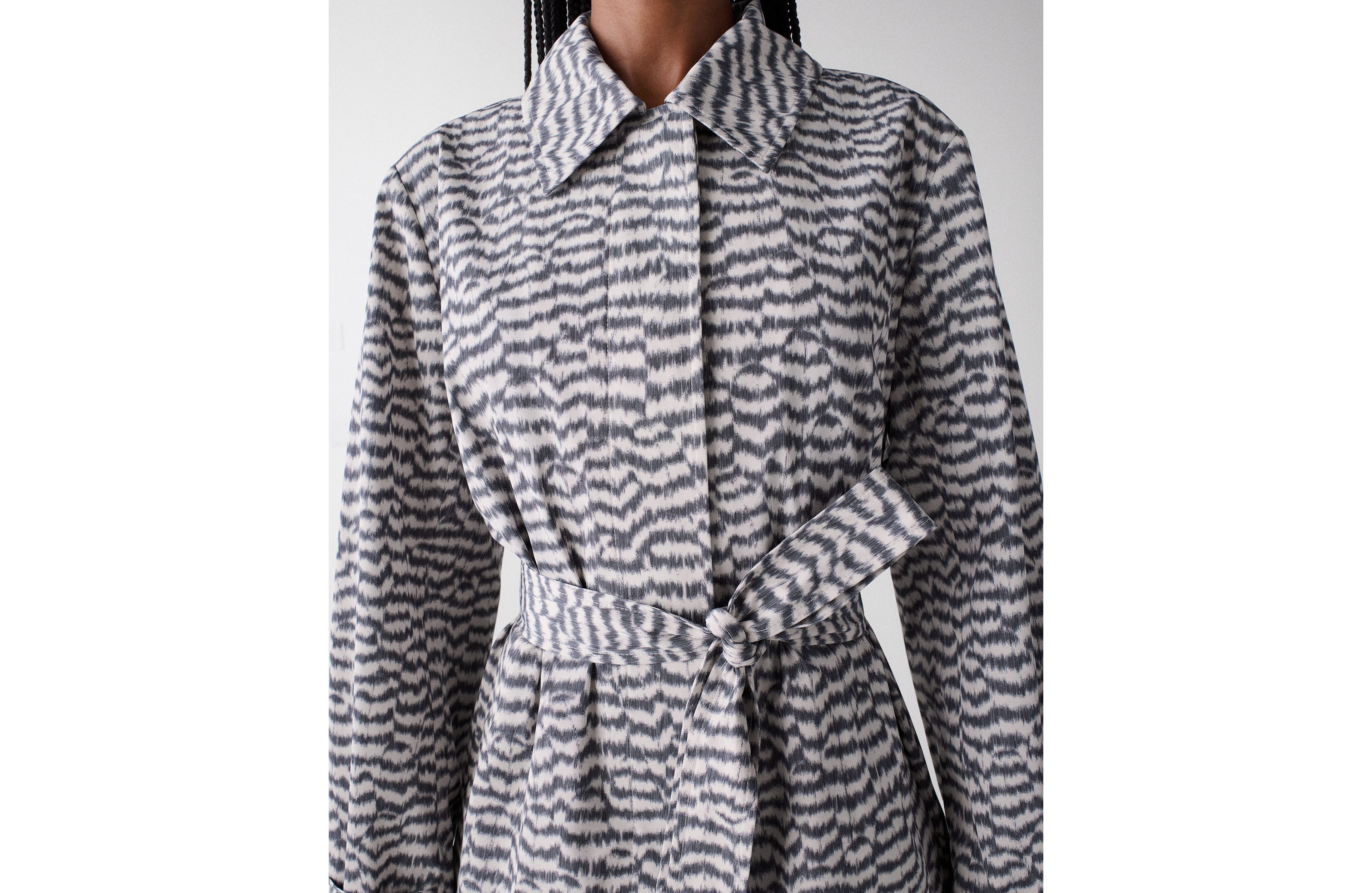 Modern Feathers Belted Trench Coat