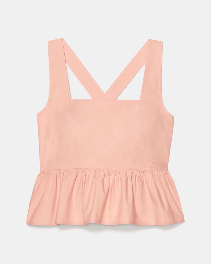 Kate Spade,Cross-back Peplum Top,