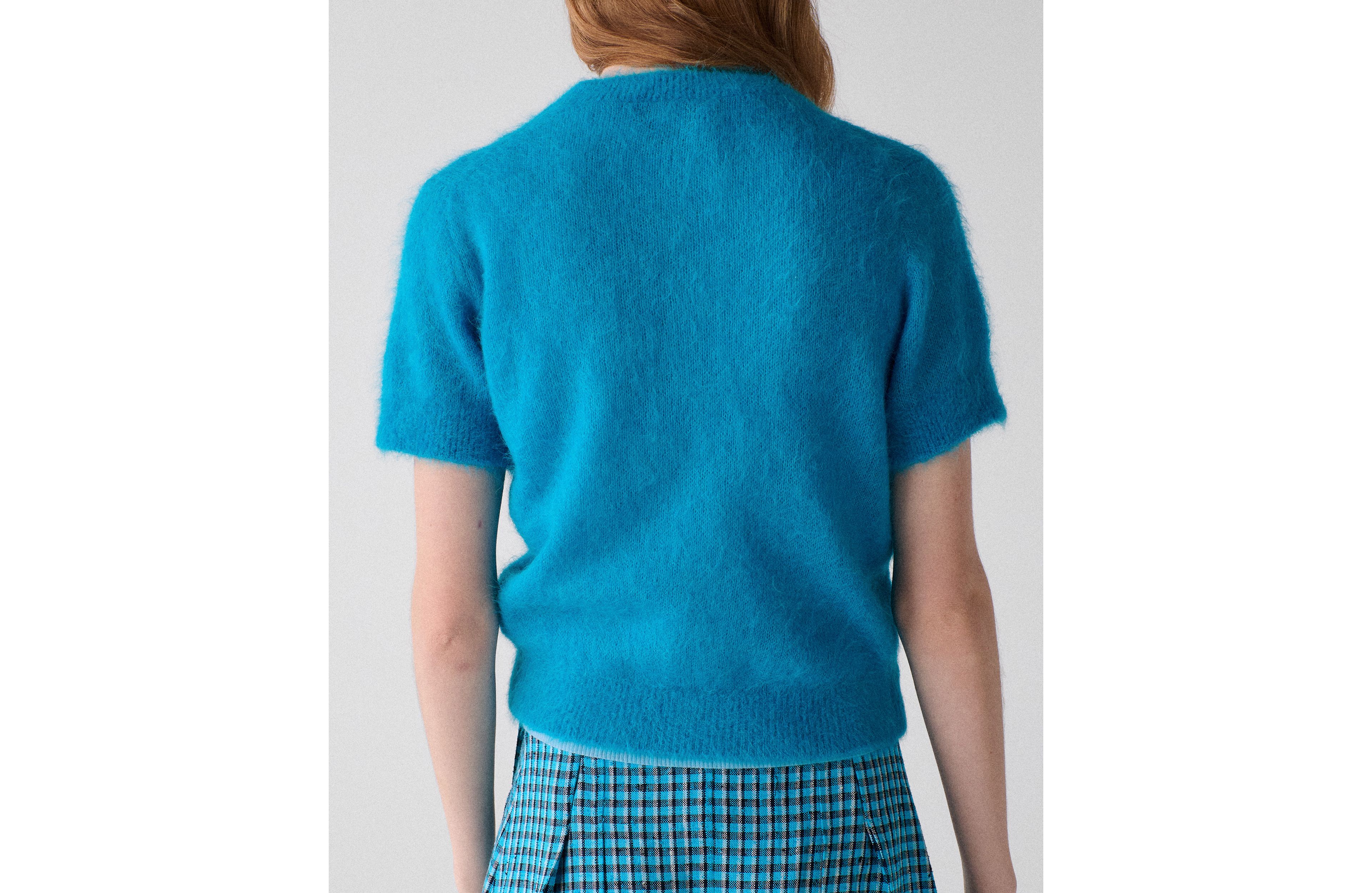 Fuzzy Short Sleeve Sweater