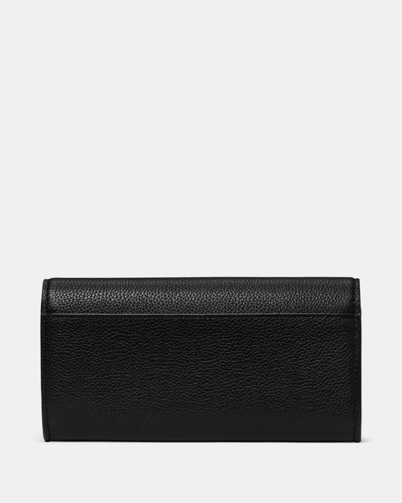 Kate Spade,デコ ラージ フラップ ウォレット,長財布,ブラック