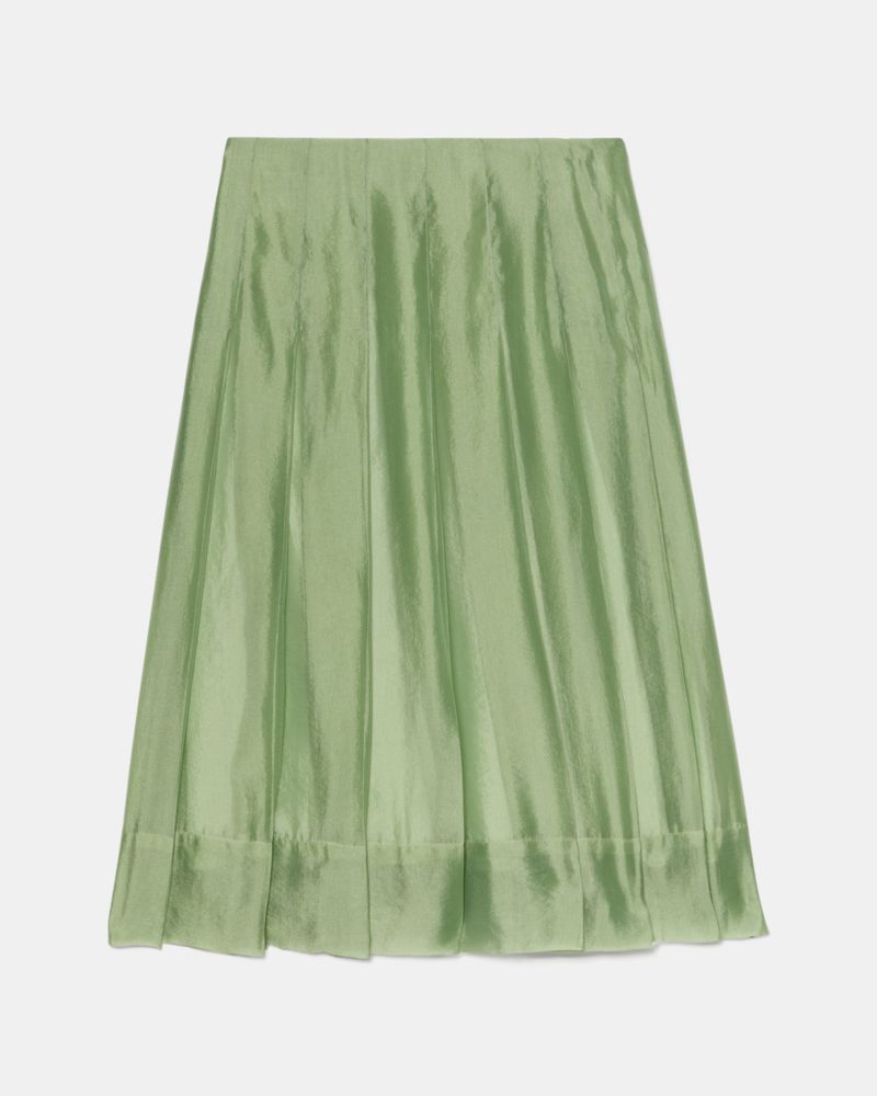 Kate Spade,Crinkled Organza Pleated Skirt,