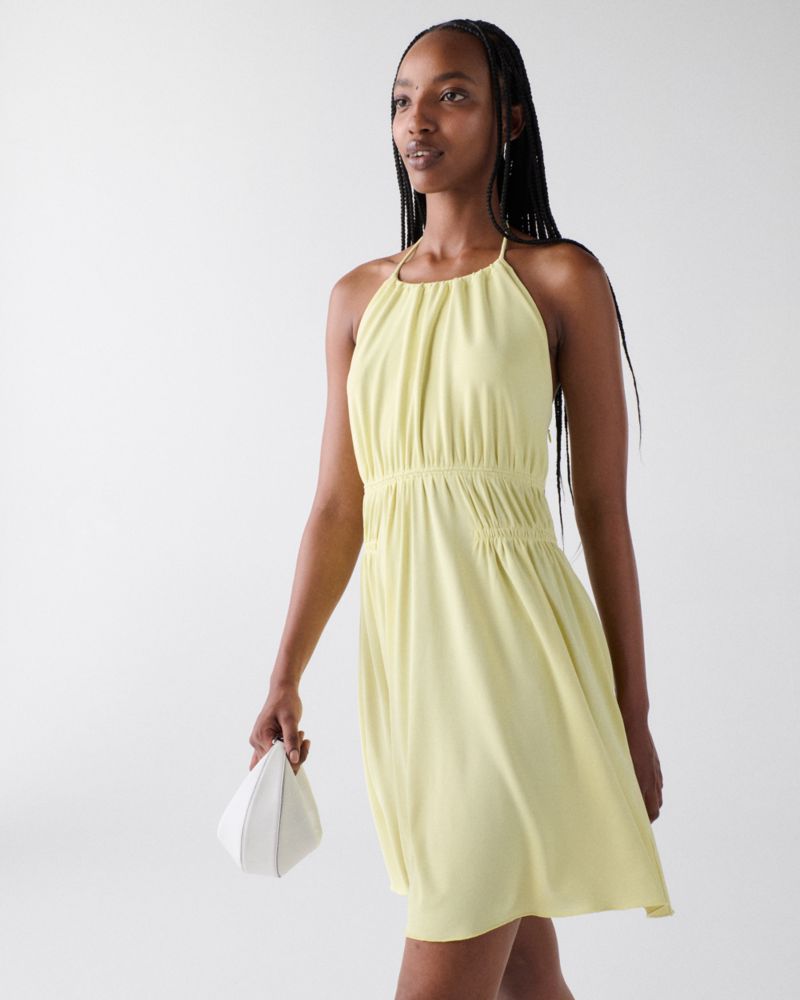 Kate Spade,Drapey Halter Mini Dress,