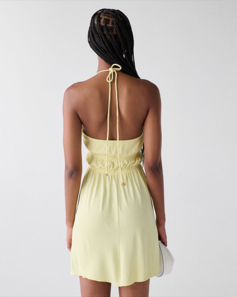 Kate Spade,Drapey Halter Mini Dress,