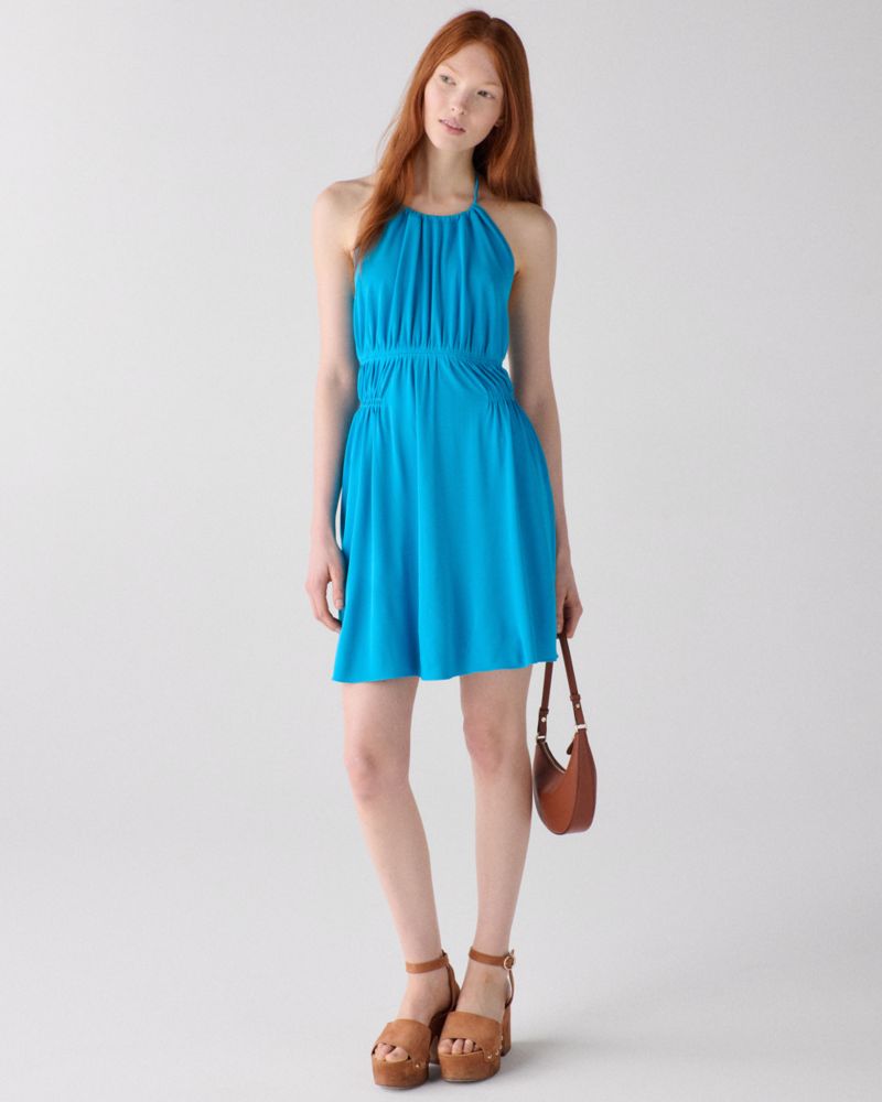 Kate Spade,Drapey Halter Mini Dress,