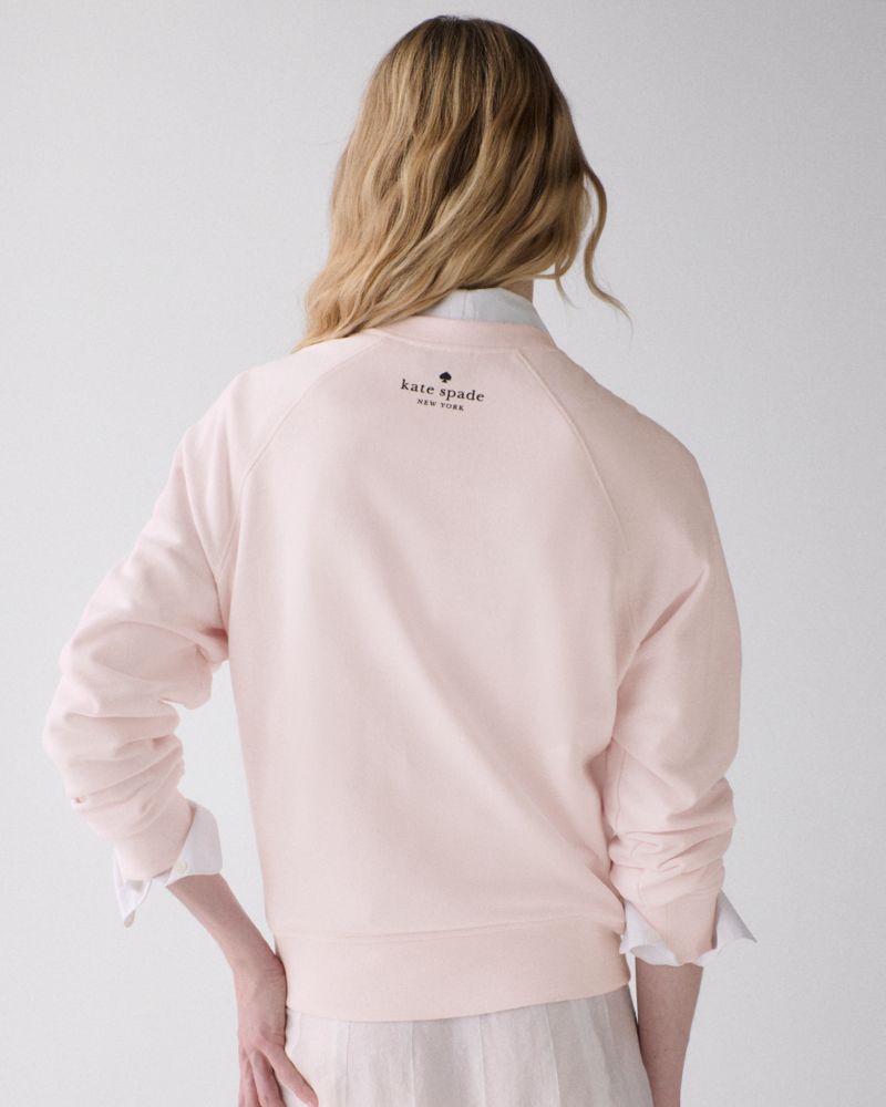 Kate Spade,Hello Kitty And Friends X Kate Spade New York Kuromi Sweatshirt,Sweatshirt,Casual,Pink