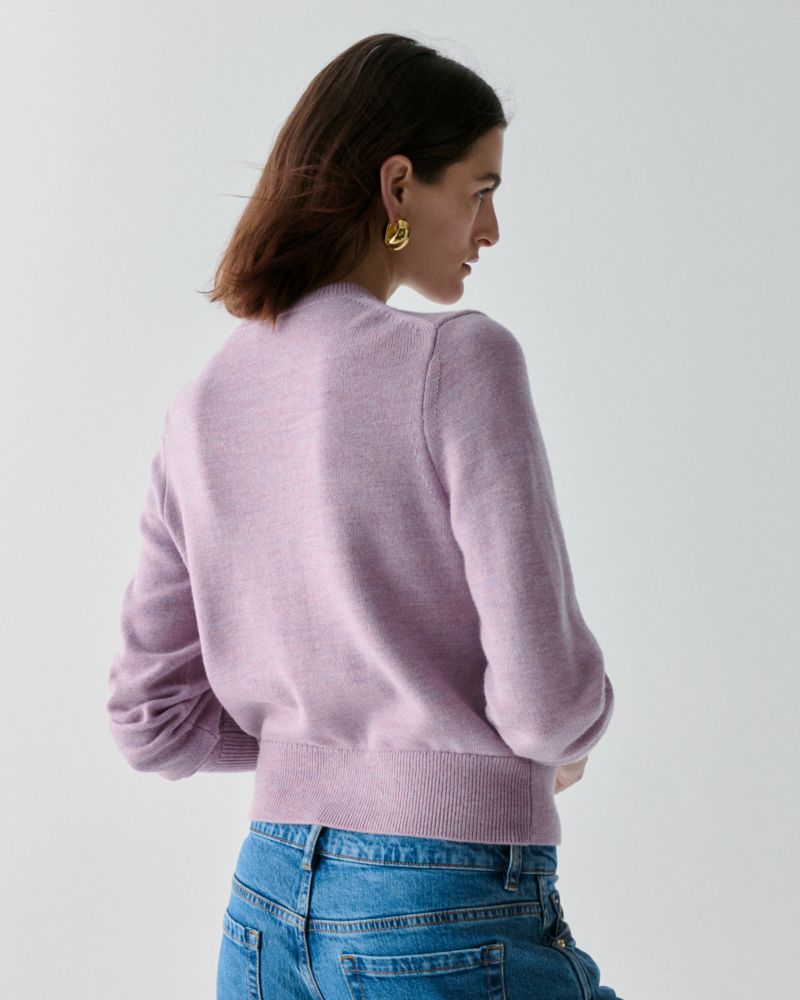 Kate Spade,Novelty Button Nell Cardigan,Blush