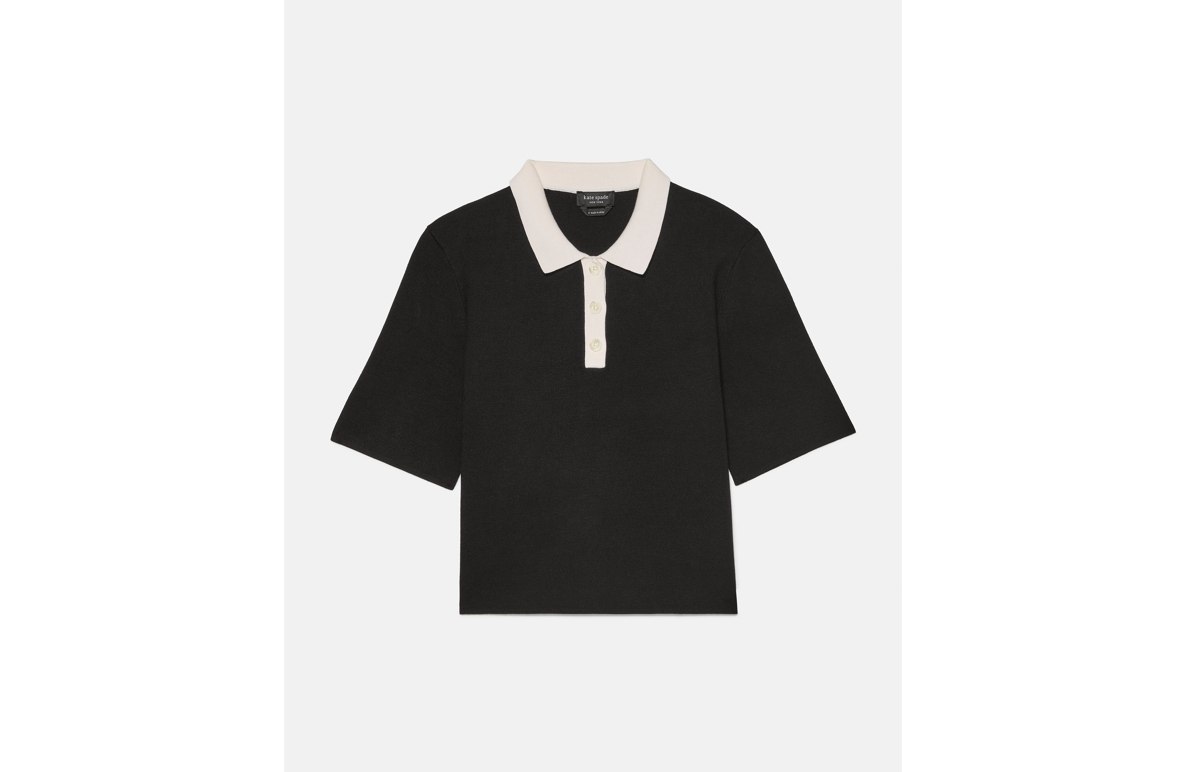 Cropped Polo Sweater