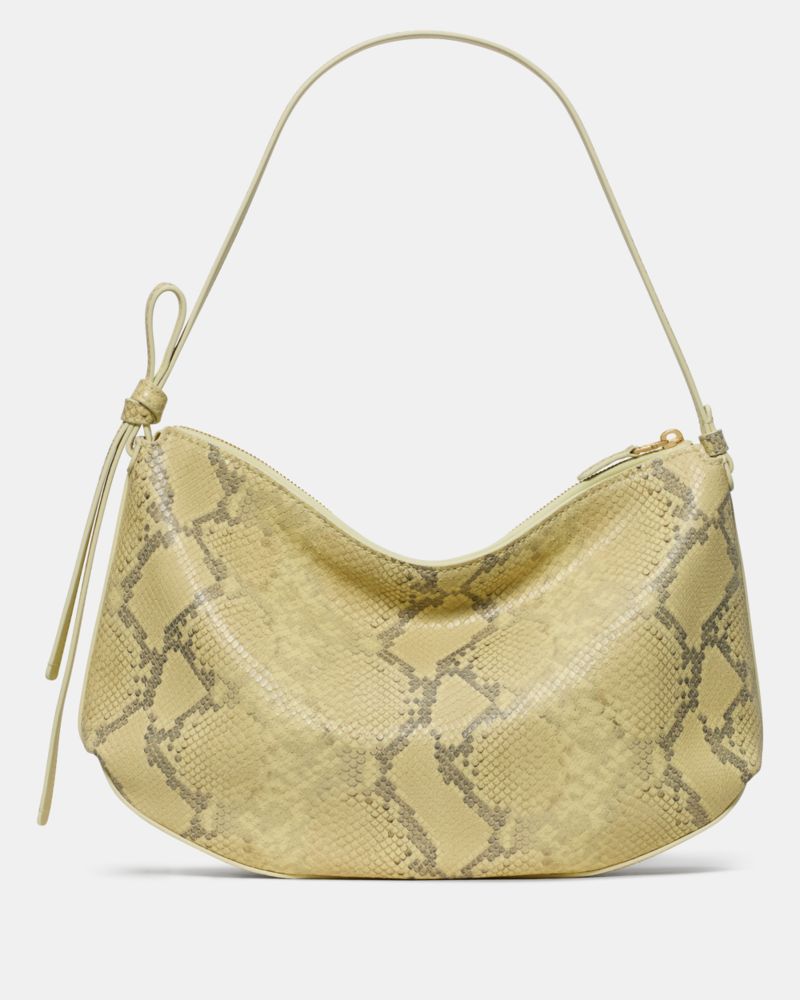 Kate Spade,Loop Snake Embossed Large Shoulder Bag,