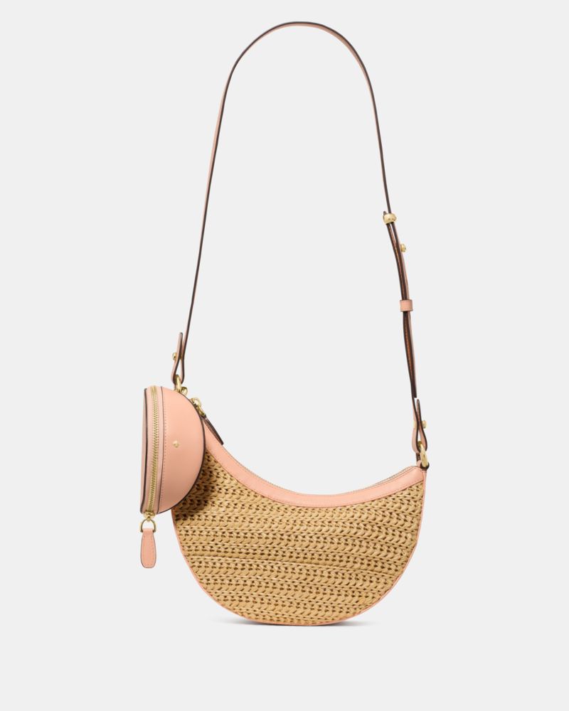Kate Spade,Duo Straw Crossbody Bag,