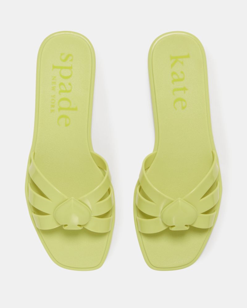 Kate Spade,Sculpted Spade Jelly Sandal,