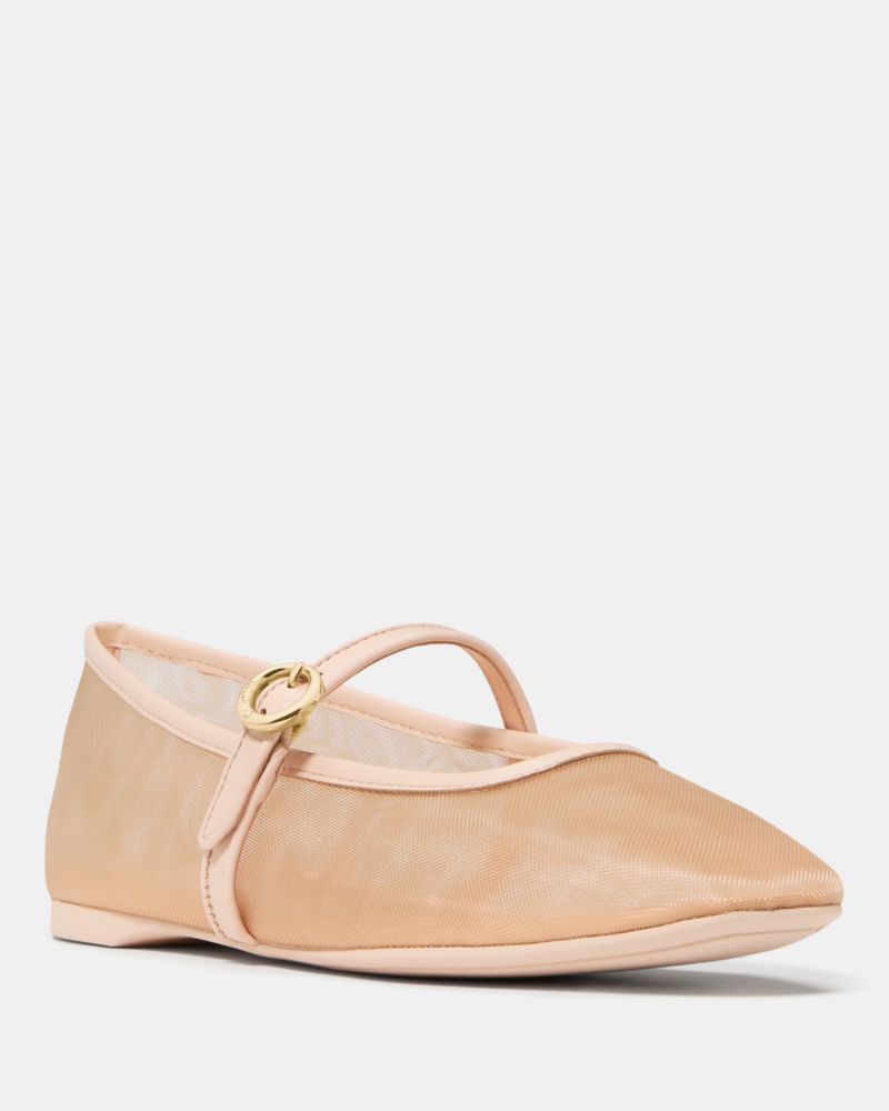 Kate Spade,Halo Mesh Mary Jane Flat,