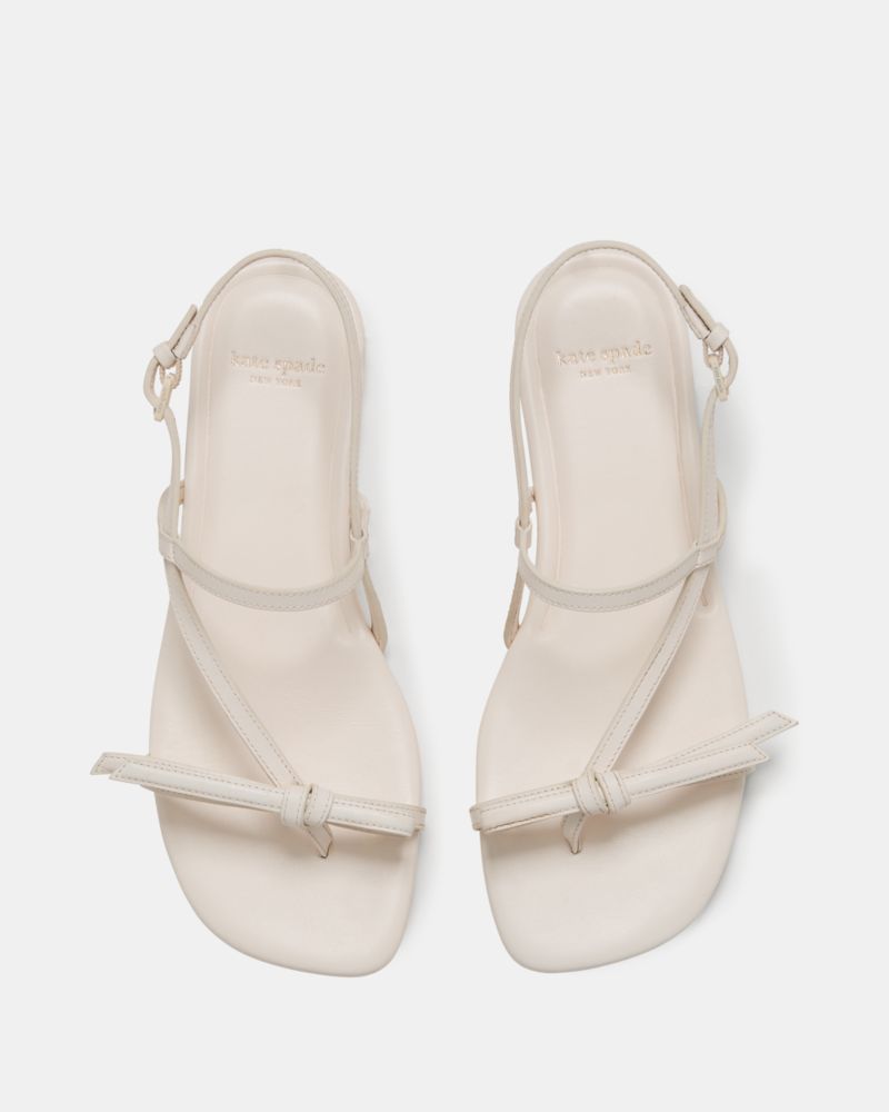 Kate Spade,ループ フラット サンダル,サンダル ,クリーム