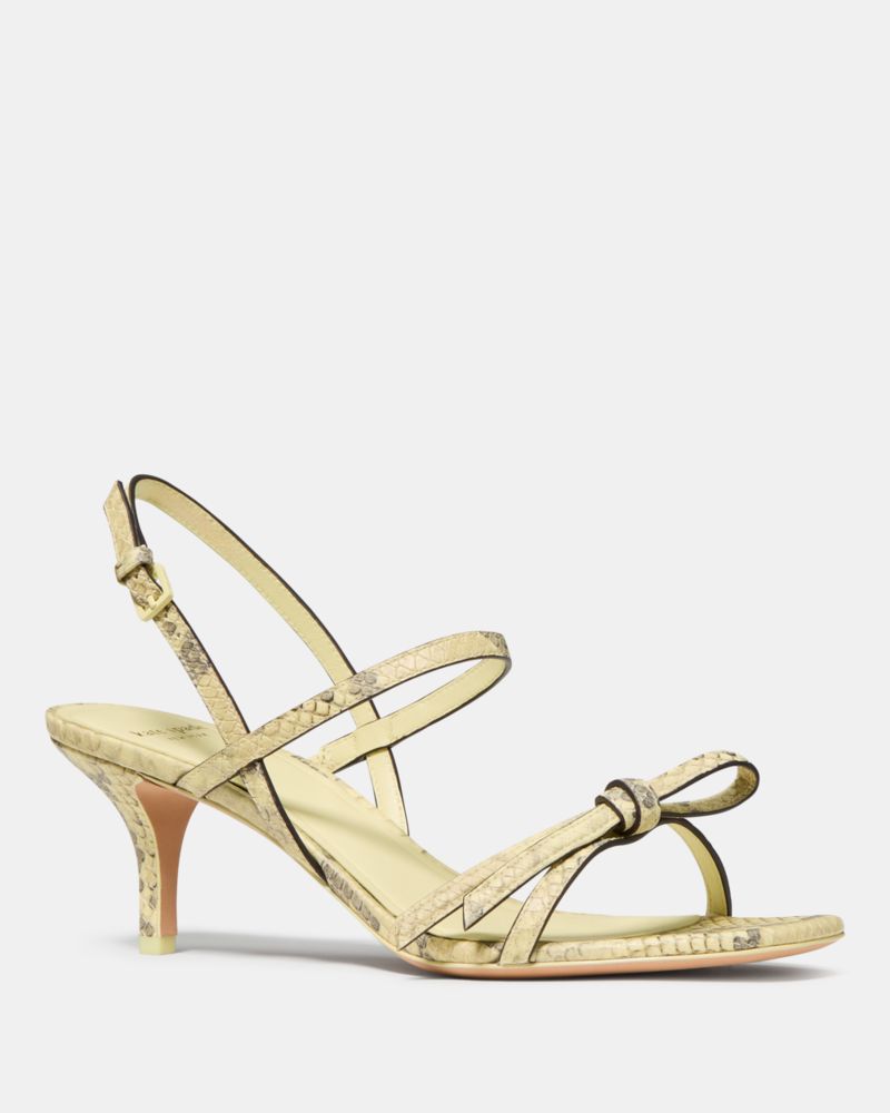 Kate Spade,ループ キトン ヒール サンダル,サンダル ,ペールシトロン