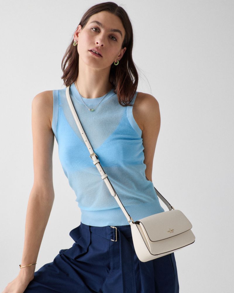 Kate Spade,Sutton Mini Crossbody Bag,Cream