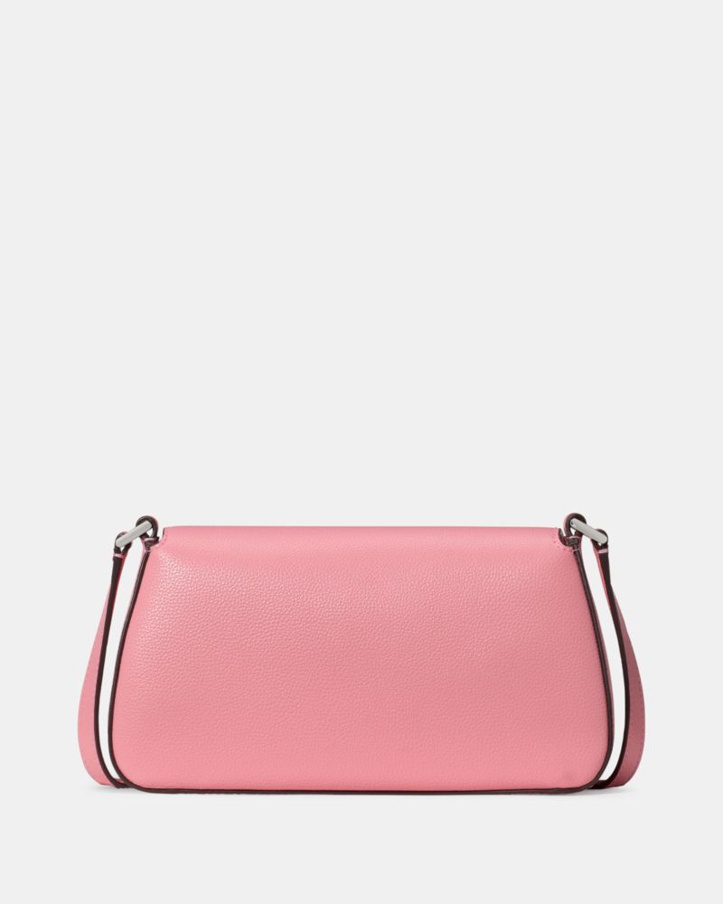 Kate Spade,Sutton Mini Crossbody Bag,Leather,Crossbody,Logo,Metal,Gold Metal,Casual,Pink