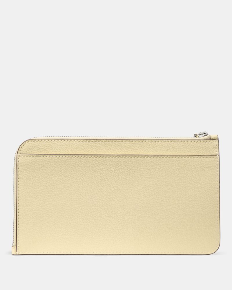 Kate Spade,Lucy Floral Wristlet,Cream