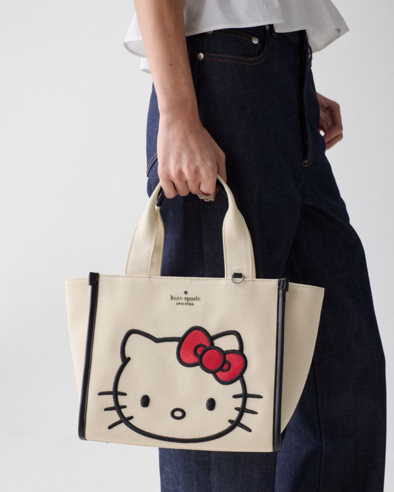 Kate Spade,Hello Kitty And Friends X Kate Spade New York Small Tote Bag With Hello Kitty,