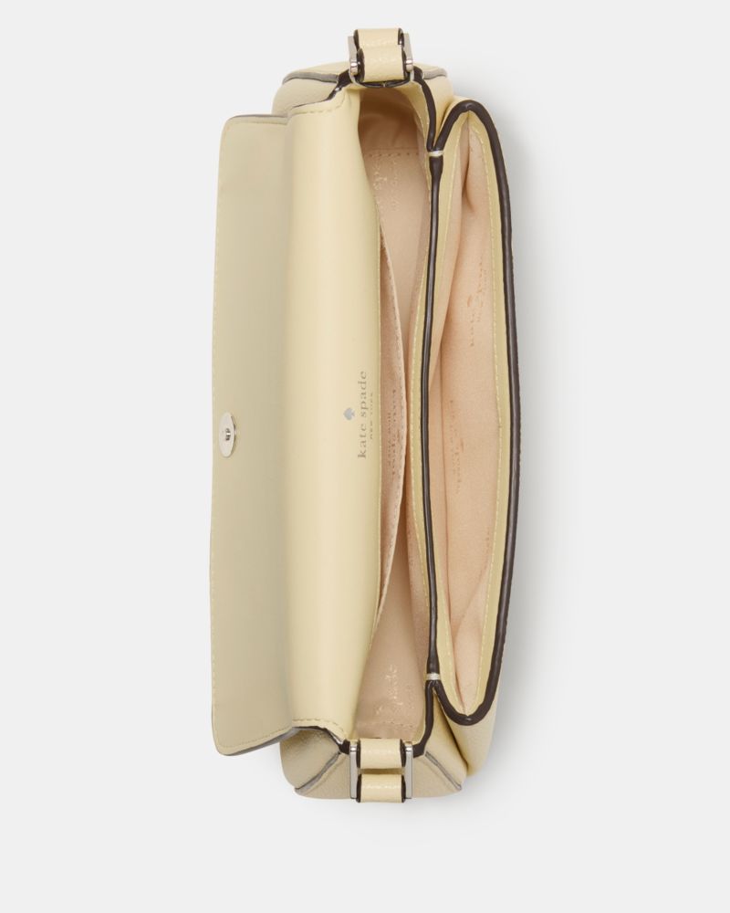 Kate Spade,Sutton Floral Mini Crossbody Bag,Leather,Crossbody,Logo,Metal,Applique,Casual,