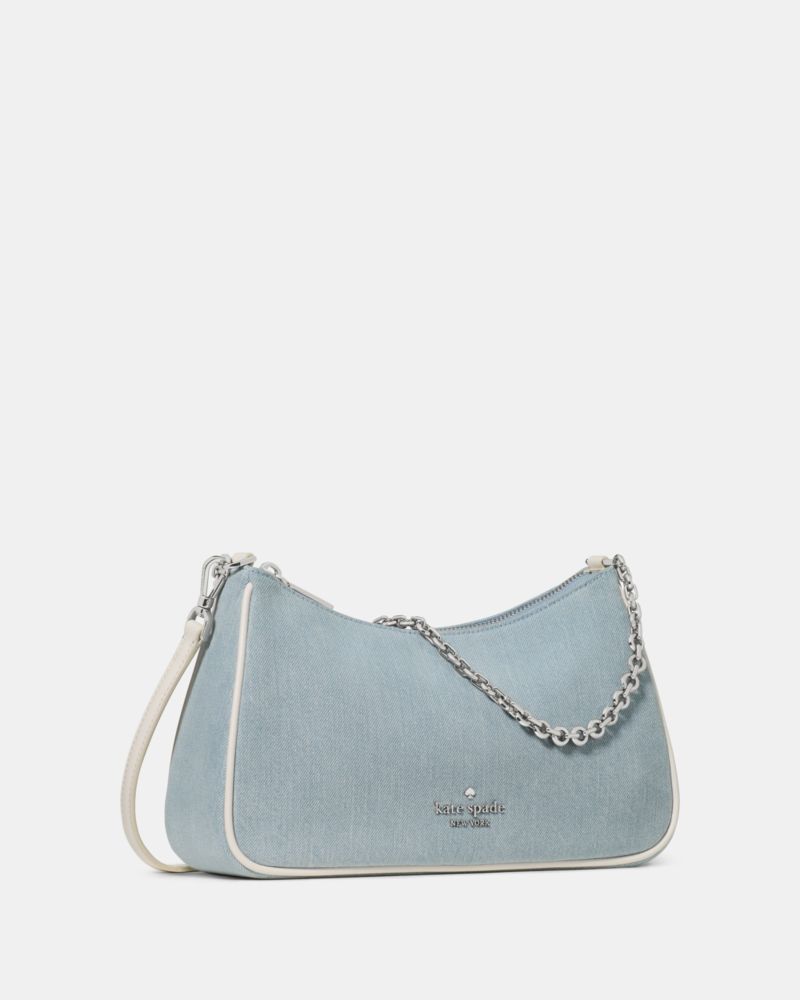 Kate Spade,マルゴー デニム ミディアム コンバーチブル クロスボディ,ショルダー・クロスボディ,ブルーマルチ