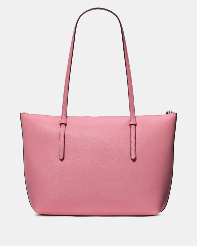 Kate Spade,All Day Tote,Leather,Tote,Gold Metal,Casual,Pink