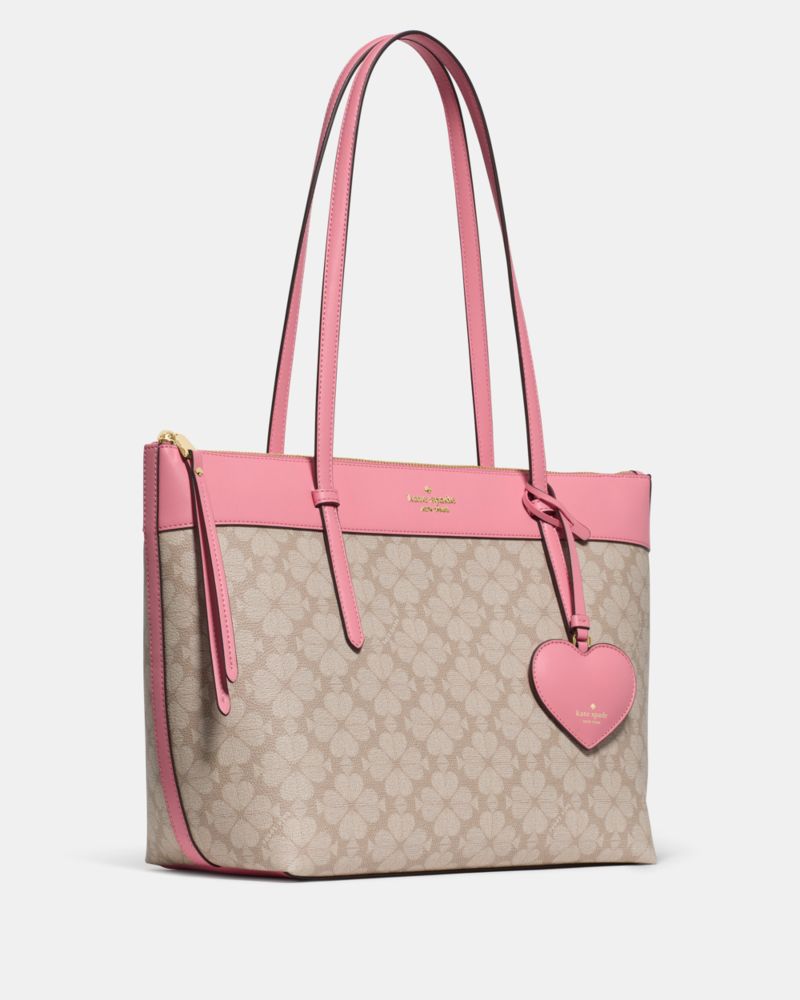 Kate Spade,All Day Spade Flower Tote Bag With Charm,