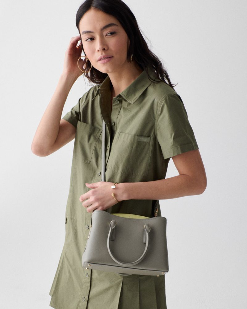 Kate Spade,トンプソン ストリート カラーブロック スモール サッチェル,ハンドバッグ,ダスキーパインマルチ