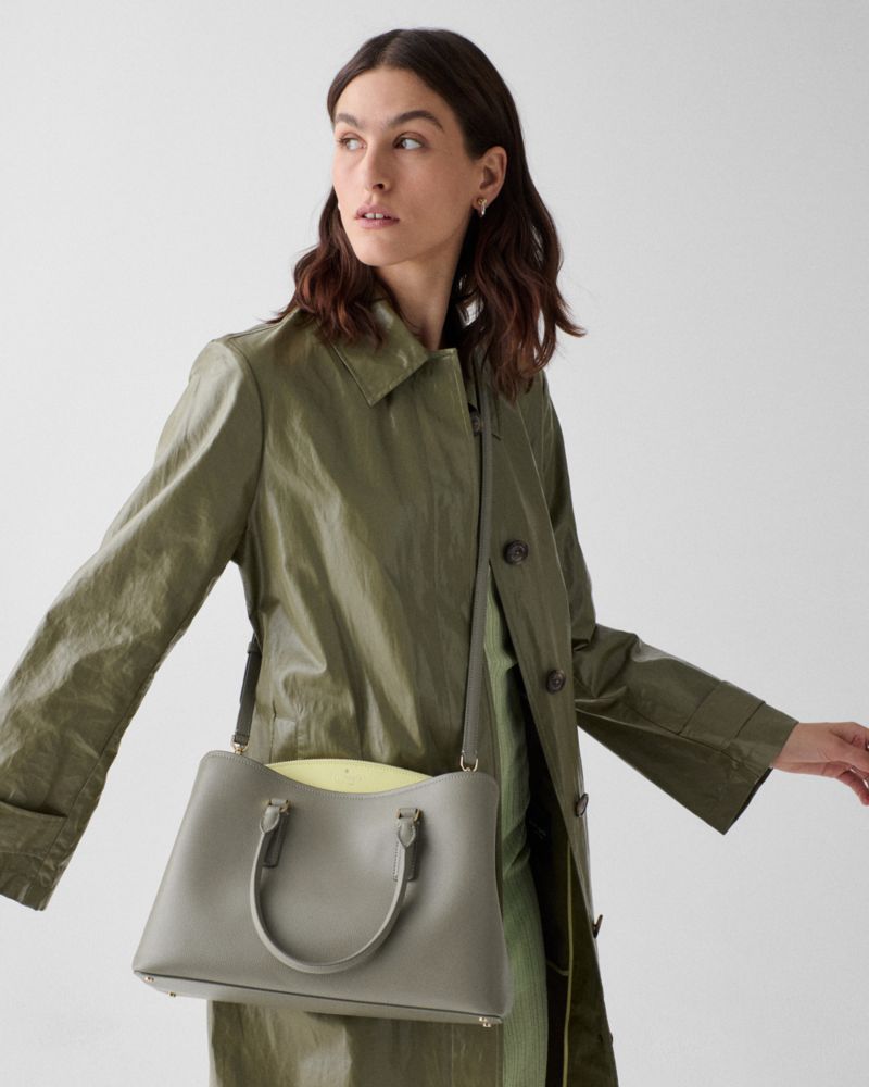 Kate Spade,トンプソン ストリート カラーブロック ミディアム サッチェル,ハンドバッグ,ダスキーパインマルチ