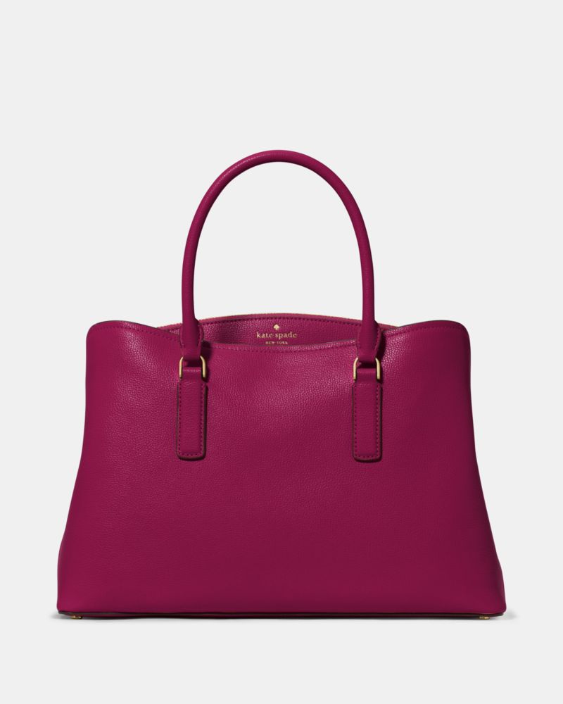 Kate Spade,Thompson Street Satchel Bag,Leather,Satchel,Logo,Lined,Water Repellent,Work, Weekend Getaway, Mother's Day,