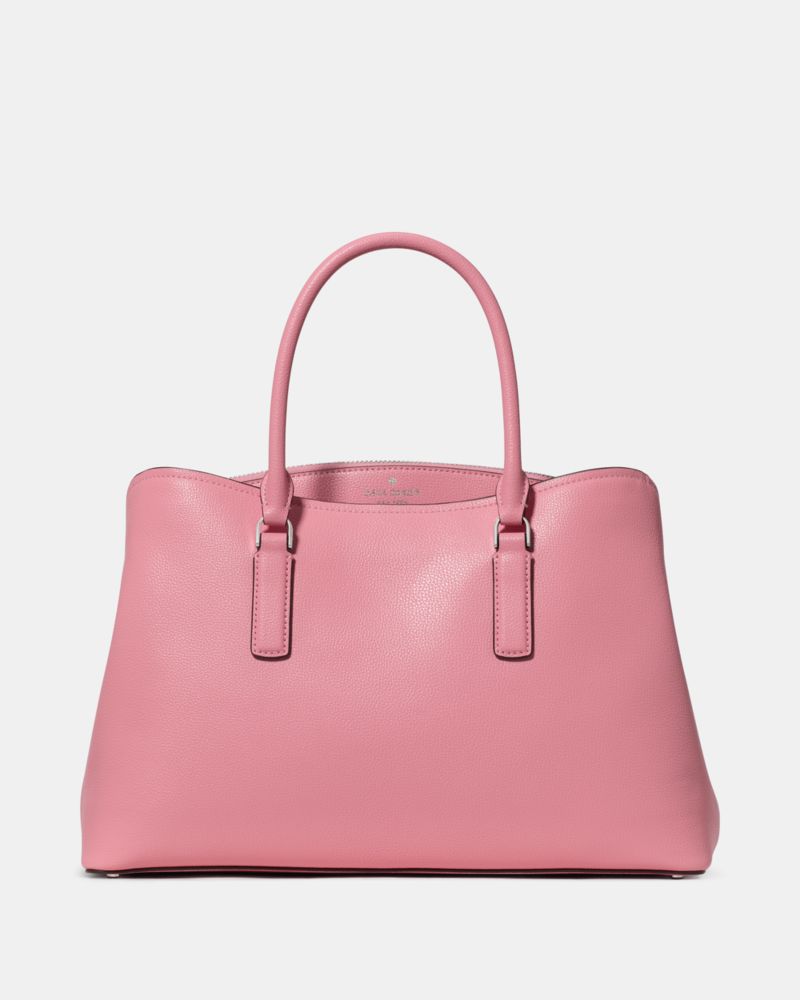 Kate Spade,Thompson Street Satchel Bag,Leather,Satchel,Lined,Work,Pink
