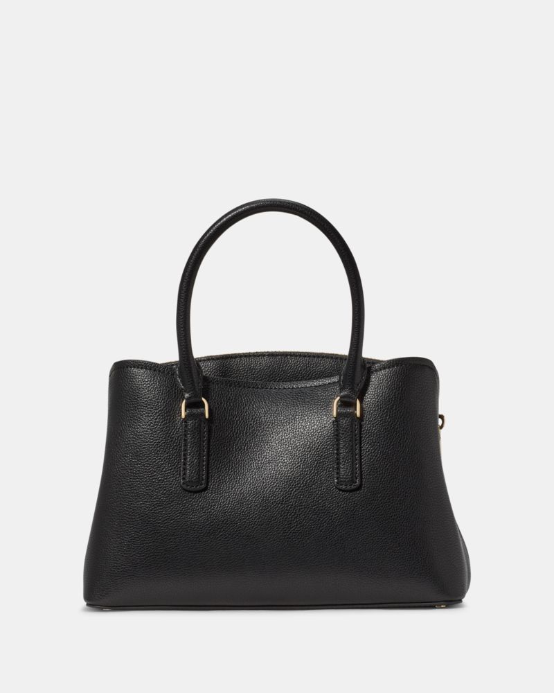 Kate Spade,Thompson Street Small Satchel Bag,Leather,Satchel,Casual,Black