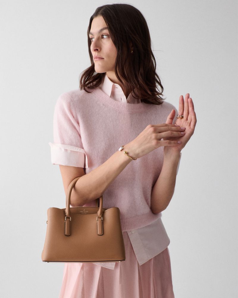 Kate Spade,トンプソン ストリート スモール サッチェル,ハンドバッグ,タスカンブラウン