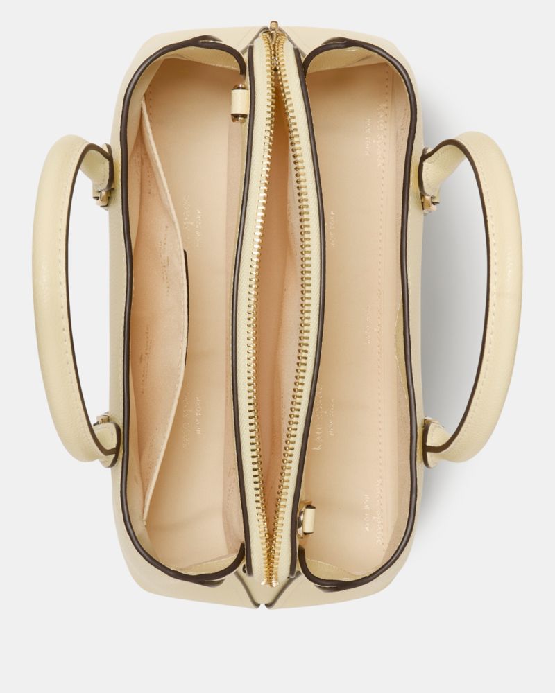 Kate Spade,Thompson Street Small Satchel Bag,Leather,Satchel,Casual,Cream