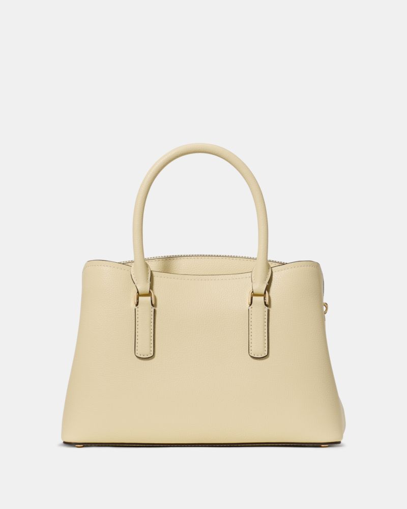 Kate Spade,Thompson Street Small Satchel Bag,Leather,Satchel,Casual,Cream