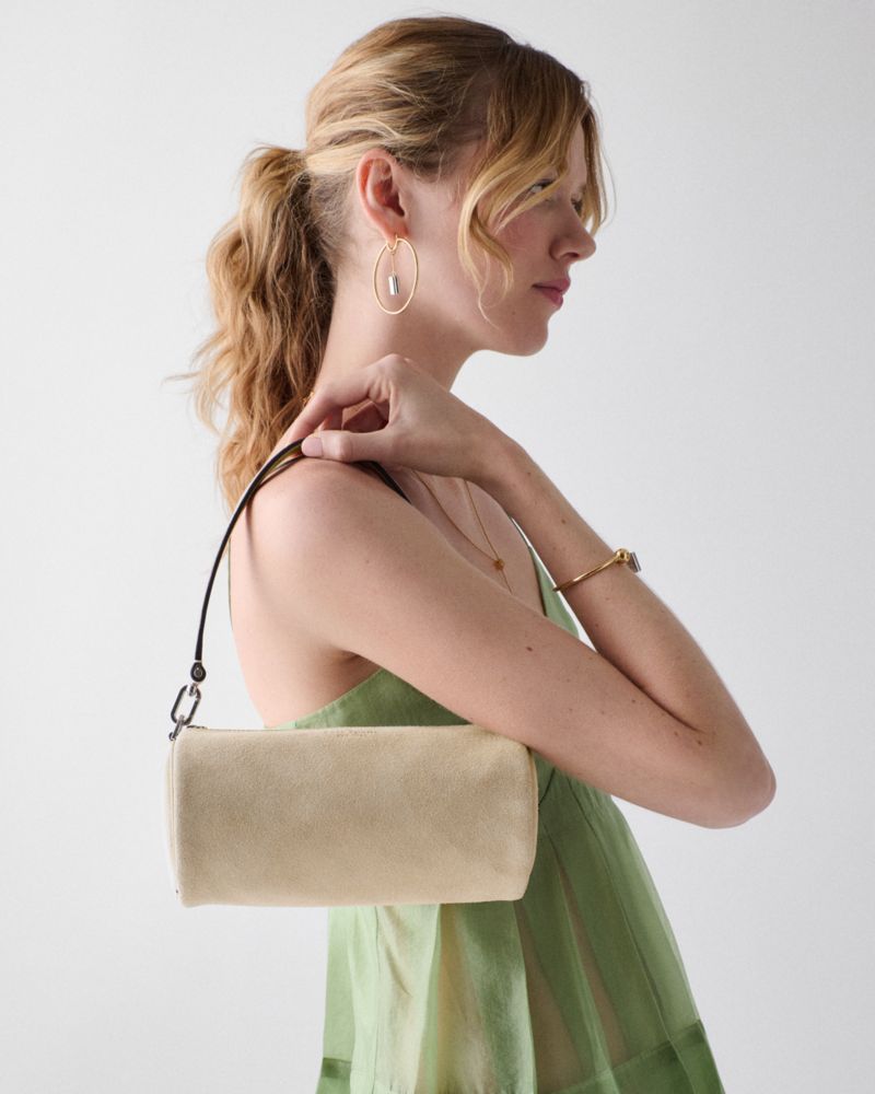 Kate Spade,Roulette Suede Crossbody Bag,