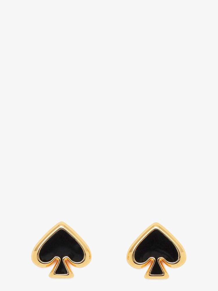 Kate Spade,エブリデイ スペード エナメル ピアス,ピアス,ブラック
