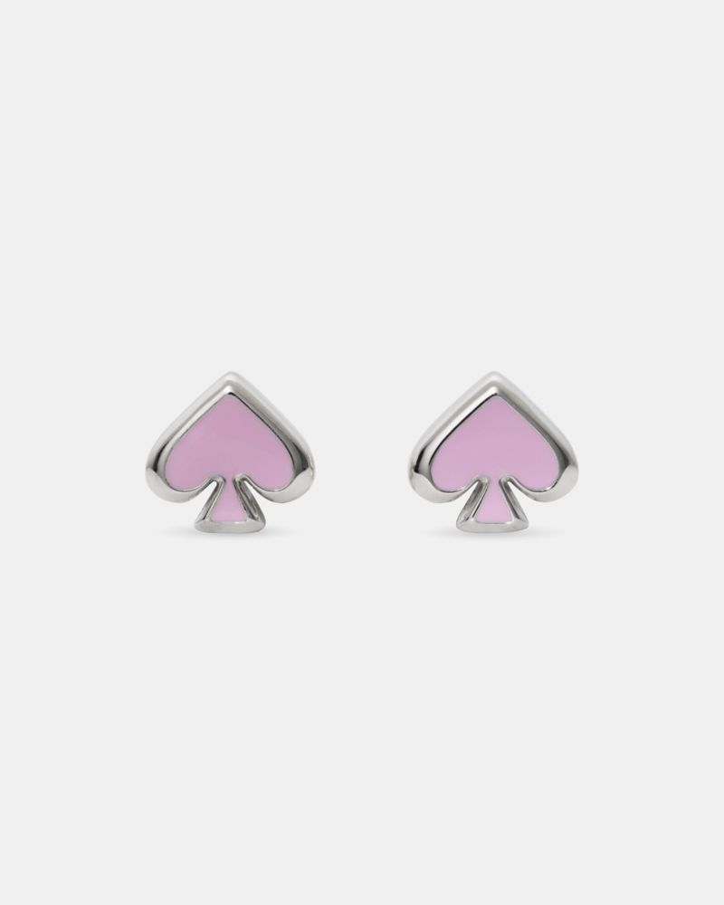 Everyday Spade Enamel Studs, Lavender Frost, ProductTile