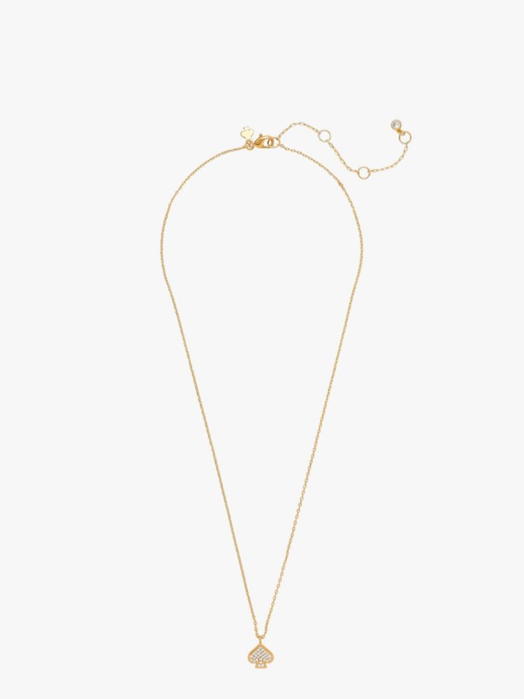 Kate Spade,Everyday Spade Pave Mini Pendant,