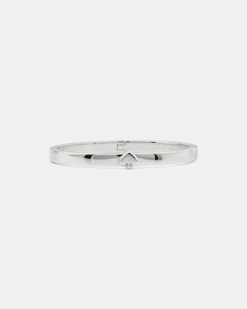 Everyday Spade Thin Metal Bangle, Silver, ProductTile