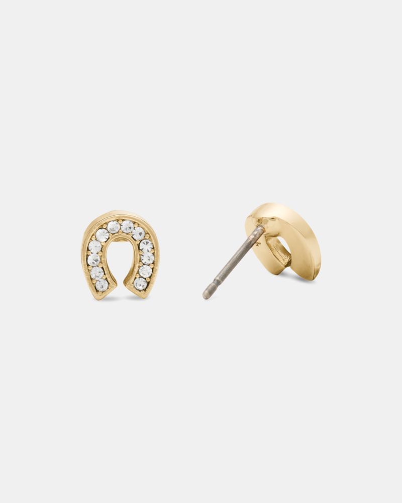 Kate Spade,You're A Gem Pave Horseshoe Studs,