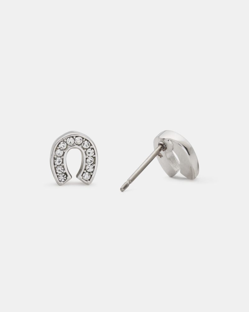 Kate Spade,You're A Gem Pave Horseshoe Studs,