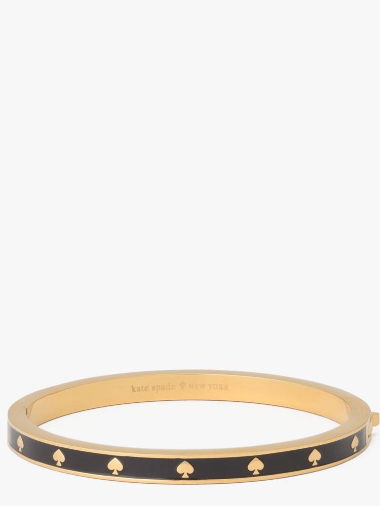 Kate Spade,Spot The Spade Enamel Hinged Bangle,